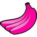 download Bananas clipart image with 270 hue color