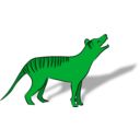 download Thylacine clipart image with 90 hue color