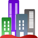 download Real Estate Art clipart image with 270 hue color