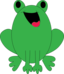 Smile Green Frog