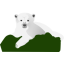 download Knut The Polar Bear clipart image with 45 hue color