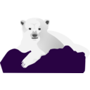 download Knut The Polar Bear clipart image with 225 hue color