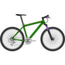 download Mountainbike clipart image with 225 hue color