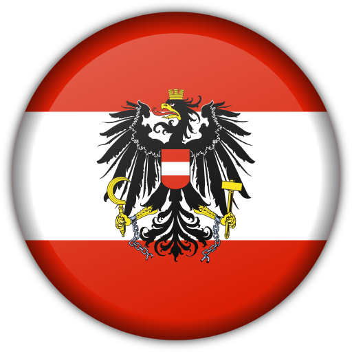 Austrian Flag Button