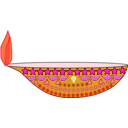 download Diwali Lamp clipart image with 315 hue color