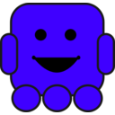 download Friendly Robot clipart image with 135 hue color