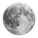 download Weather Icon Full Moon clipart image with 135 hue color