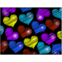 download Red Heart clipart image with 225 hue color