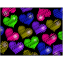 download Red Heart clipart image with 270 hue color