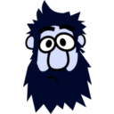 download Barbudo clipart image with 180 hue color