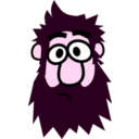 download Barbudo clipart image with 270 hue color