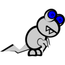 download Robosaur clipart image with 180 hue color