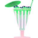 download Strawberry Punch clipart image with 135 hue color