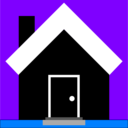 download Freakyhouse clipart image with 90 hue color