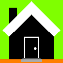 download Freakyhouse clipart image with 270 hue color