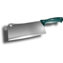 download Cleaver clipart image with 180 hue color