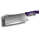download Cleaver clipart image with 270 hue color