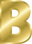 Effect Letters Alphabet Gold