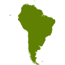 download South American Continent clipart image with 135 hue color