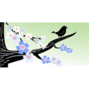 download Spring clipart image with 270 hue color