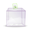 download Poll Box clipart image with 90 hue color