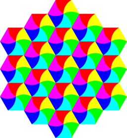Swirly Hexagon Tessellation
