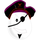 download Pirate Egg clipart image with 315 hue color