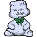 download Pig clipart image with 225 hue color