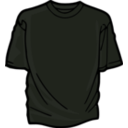 download T Shirt Black 01 clipart image with 90 hue color