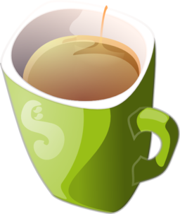 Green Mug Of Tea