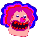 download Clown Payaso clipart image with 315 hue color