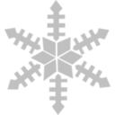 download Snowflake clipart image with 270 hue color