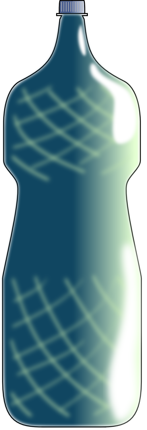 Blue Water Bottle