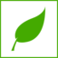 Eco Green Leaf Icon