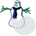 download Snowman Abstract clipart image with 135 hue color