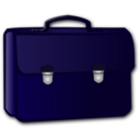 download Briefcase clipart image with 225 hue color