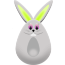 download Easter Egg Bunny clipart image with 135 hue color