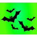 download Bats clipart image with 90 hue color