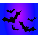 download Bats clipart image with 225 hue color