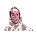 download Young Nun clipart image with 315 hue color