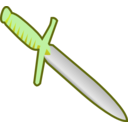 download Simple Pagan Knife Icon clipart image with 45 hue color