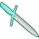 download Simple Pagan Knife Icon clipart image with 135 hue color
