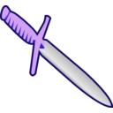 download Simple Pagan Knife Icon clipart image with 225 hue color