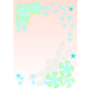 download Dragonfly Notepaper clipart image with 135 hue color