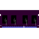 download Memory Module clipart image with 180 hue color