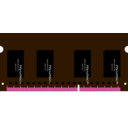 download Memory Module clipart image with 270 hue color