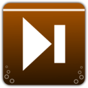 download Next Track Icon clipart image with 270 hue color