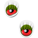 download Monster Eye Sticker 2 clipart image with 315 hue color