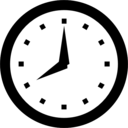 download Clock clipart image with 270 hue color