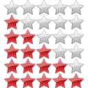 download 5 Star Rating System clipart image with 315 hue color